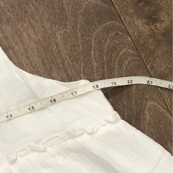 Tuckernuck Pomander Place Women's White Lightweight Gauze Morgan Dress, Size XL - Picture 8 of 9